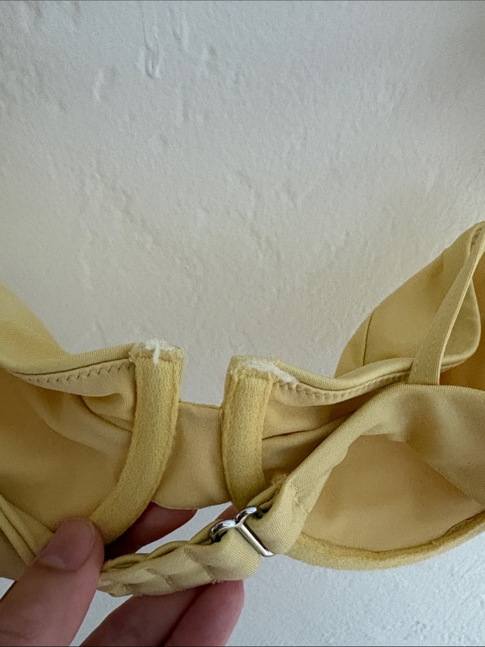 H&M Yellow Ruffle Strap Underwire Bikini Top - Picture 4 of 6